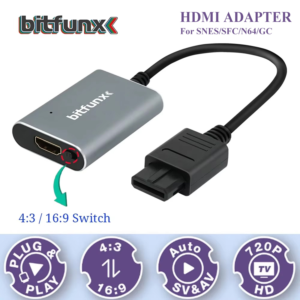Retro Gaming Events - Bitfunx 720P Svideo / AV To