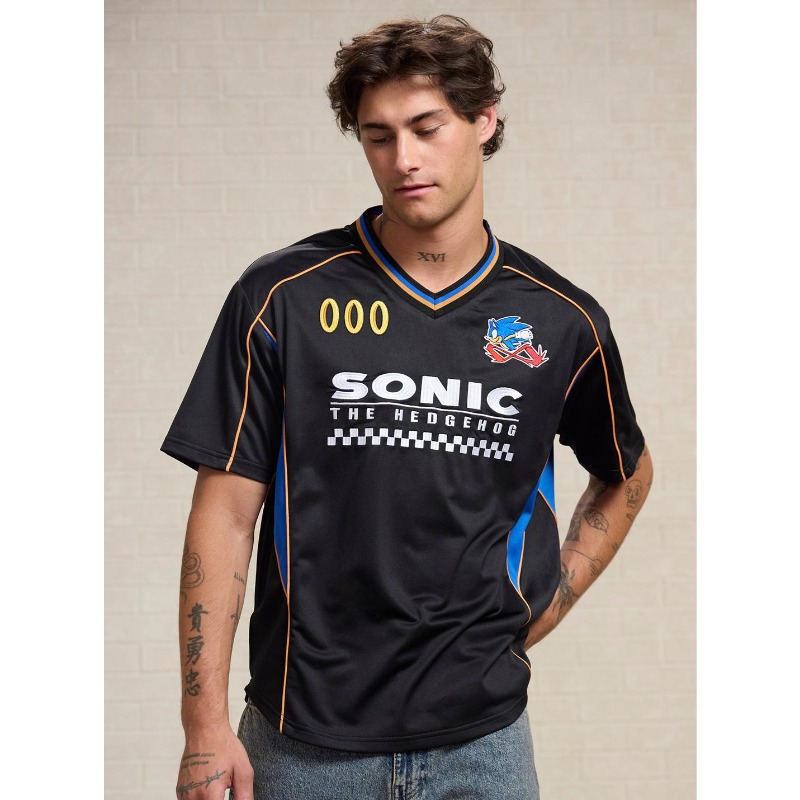 Retro Gaming Shirt - Sonic The Hedgehog Game Anime Sport