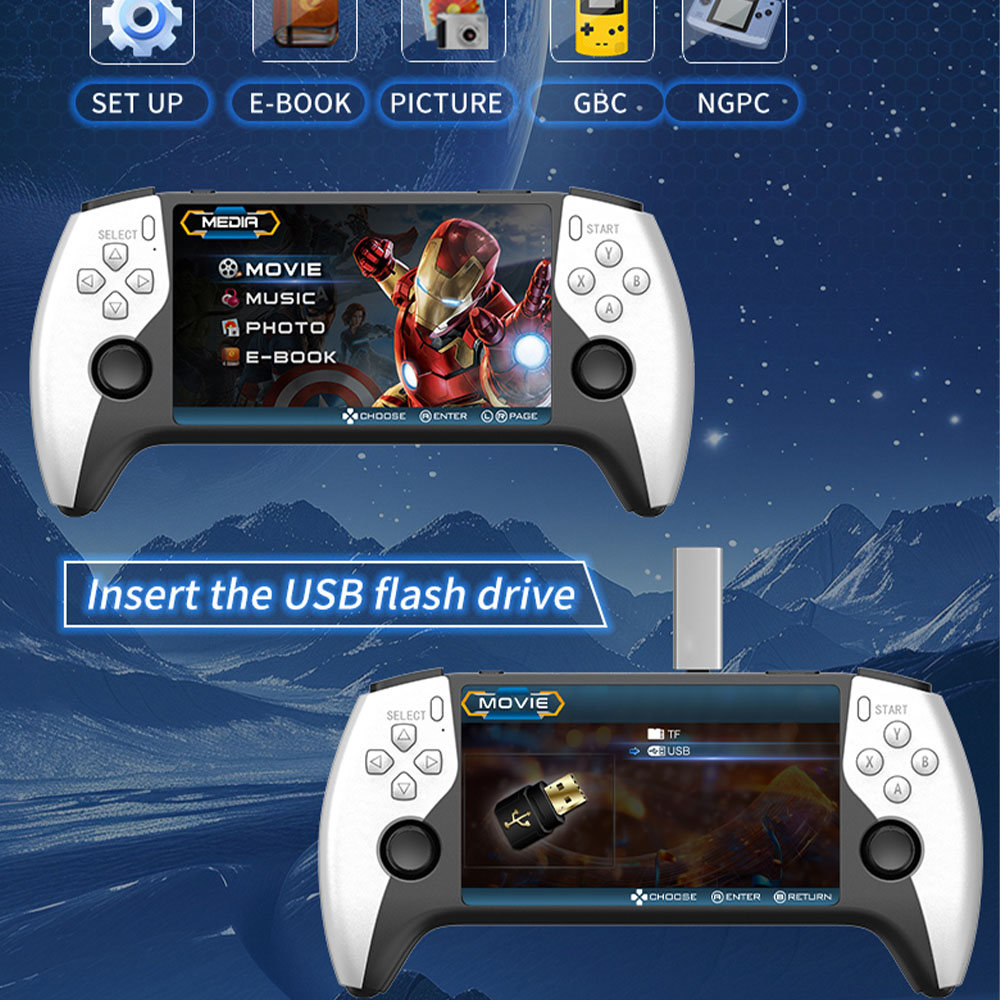 2026 New SF3500 5 Inch Handhel - огляд і ціна Retro Gaming Device