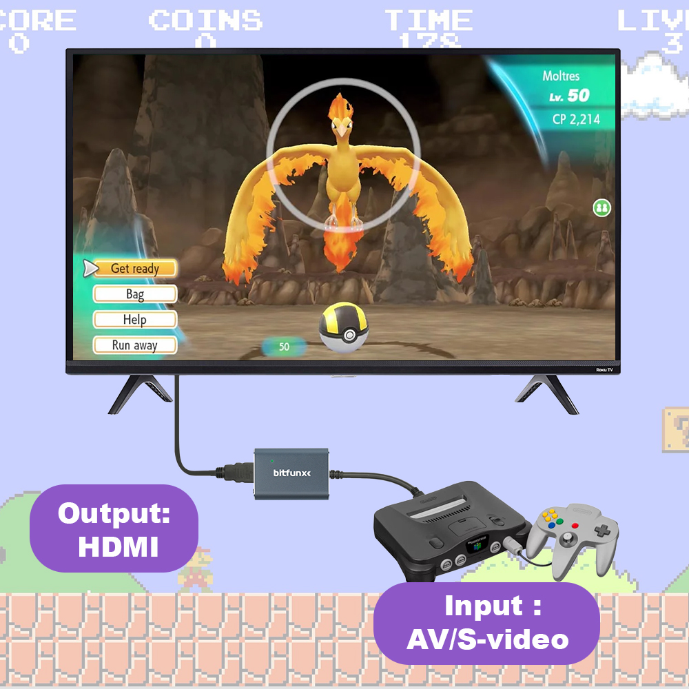 Bitfunx 720P Svideo / AV To HD - огляд і ціна Retro Gaming Events