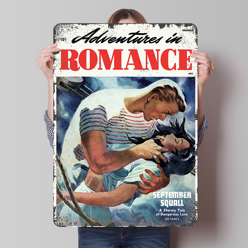 ADVENTURES IN ROMANCE Tinplate - огляд і ціна Retro Gaming At