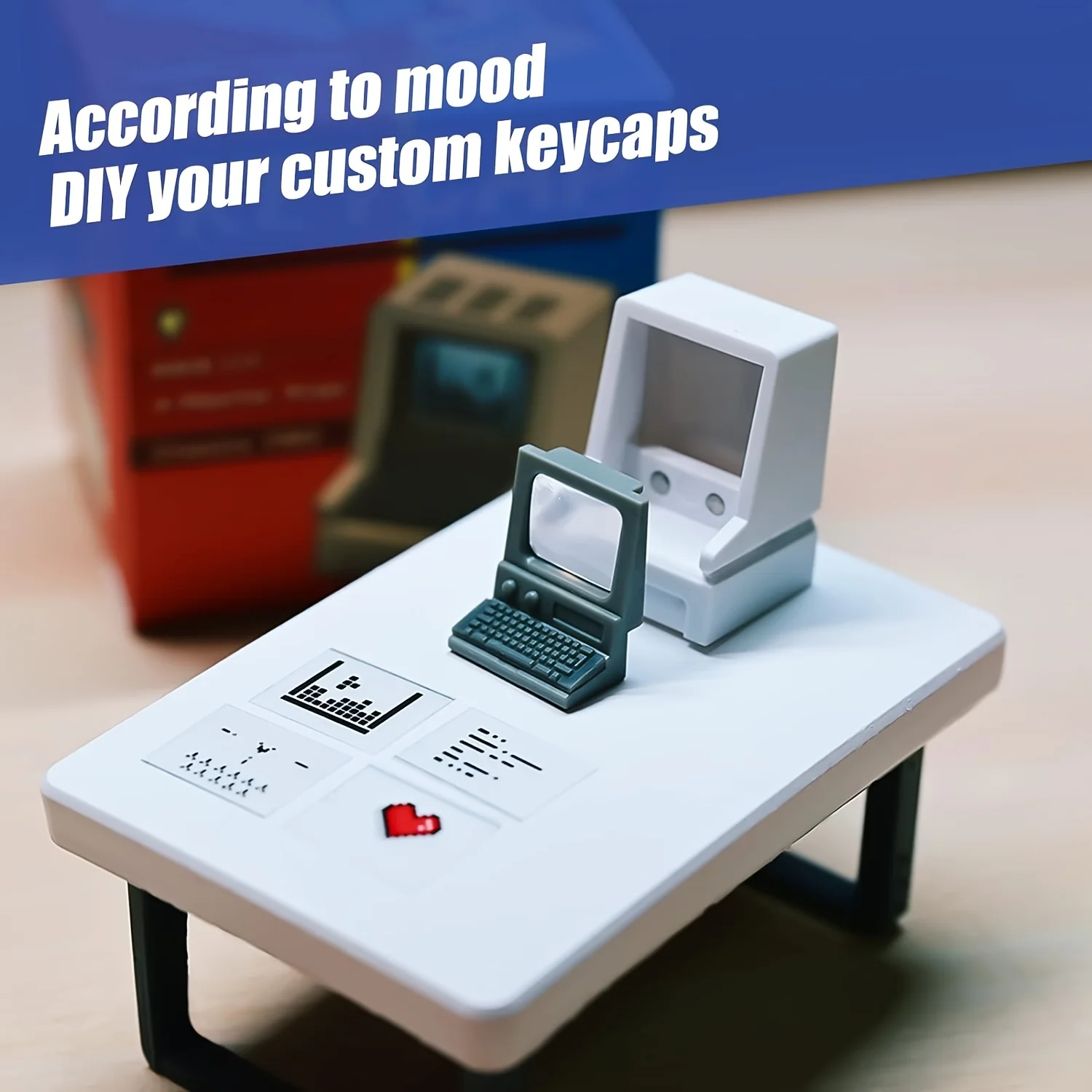 Retro Mac-Inspired Keycaps Dou - огляд і ціна Retro Gaming Mac