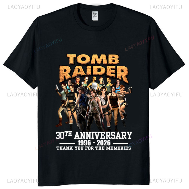 Tomb Raider 30th Anniversary U - огляд і ціна Retro Gaming Shirt
