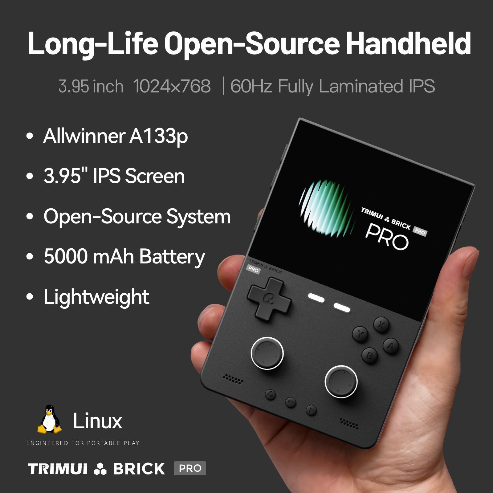 For TRIMUI Brick Pro Open-Sour - огляд і ціна Retro Gaming On Phone
