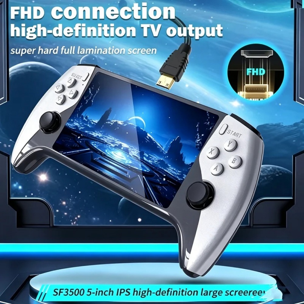 SF3500 5 inch Handheld Game Co - огляд і ціна Retro Gaming Device